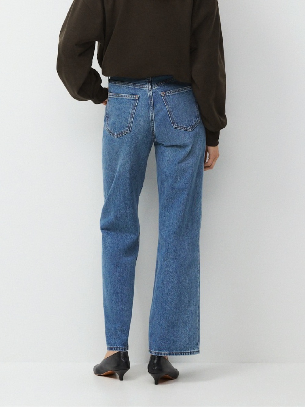 Aritzia Denim Forum Farrah Hi Rise wide leg jeans 26 - Picture 5 of 9